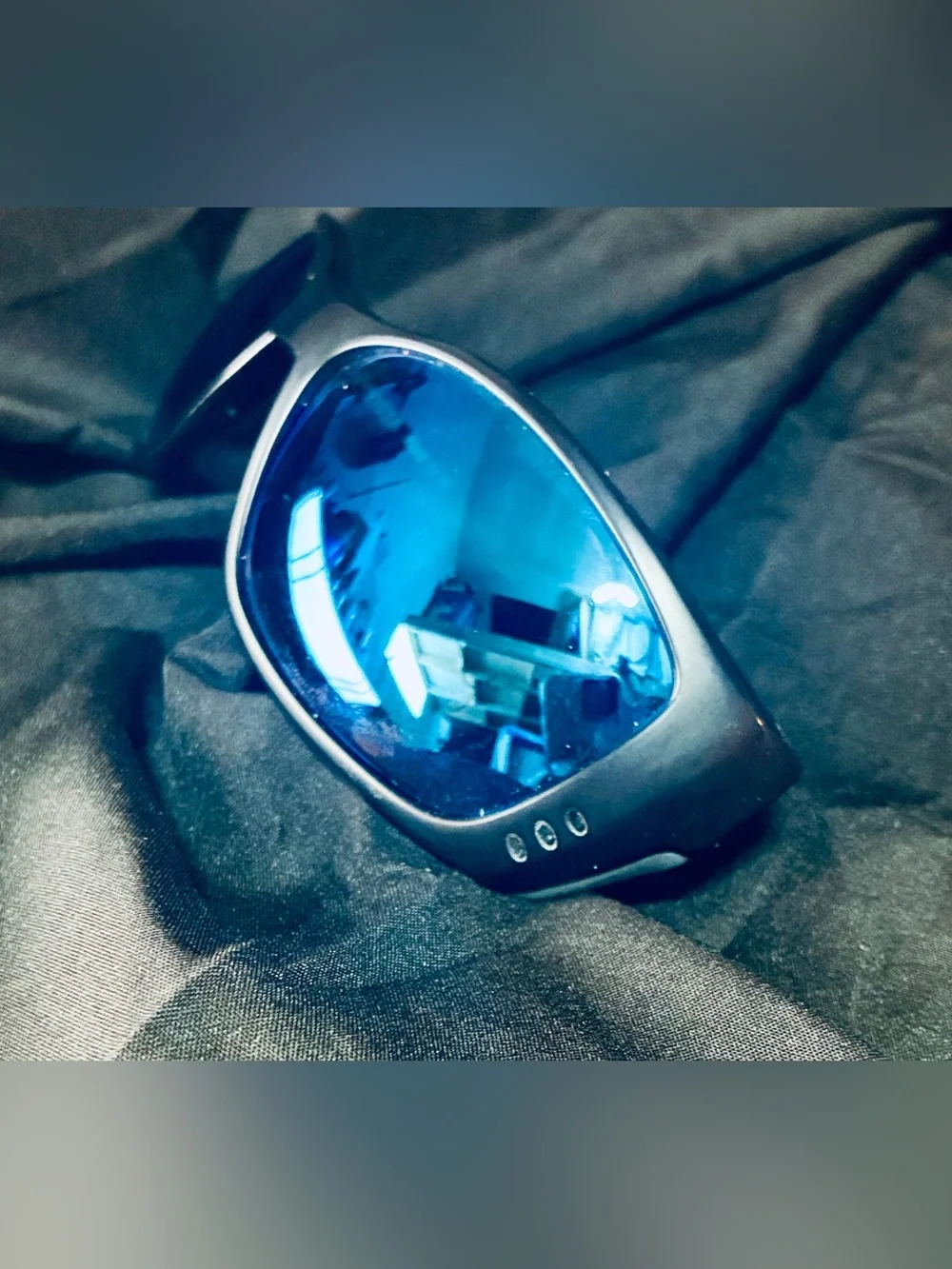 Costa Del Mar Fisch Sunglasses 580P Polarized Black New Wrap XL